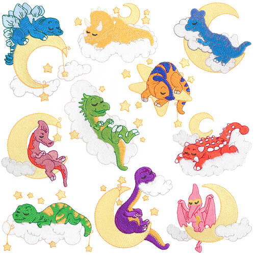 Sleepy Dinosaurs by Echidna Designs Download