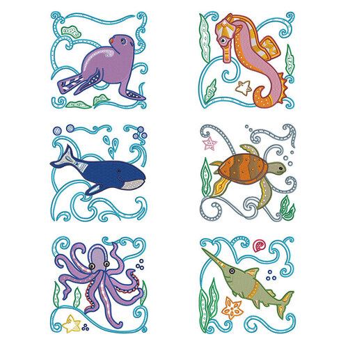 Sea Life Blocks 2 by Echidna Designs Download
