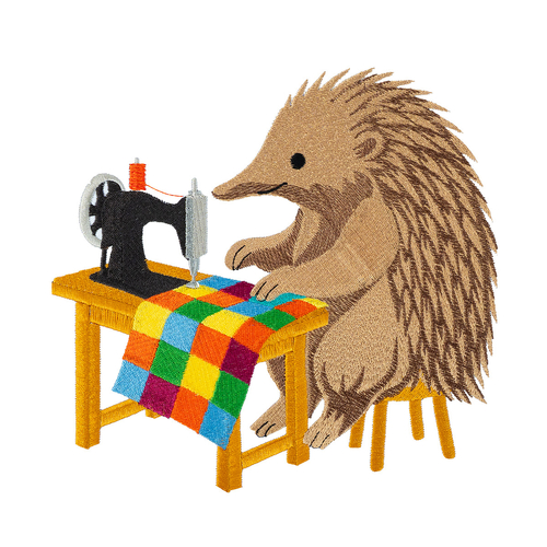 Quilting with Quills Embroidery Design by Echidna