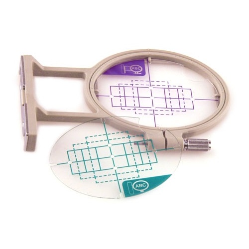 20mm x 60mm Brother Clip-on Embroidery Frame (without Pins) & Sheet