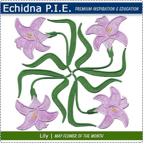 Echidna P.I.E. Lily May Birth Month Flower
