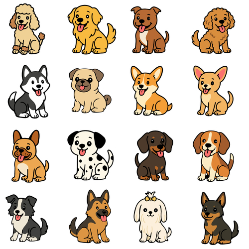 Happy Tails SVG Designs by Echidna