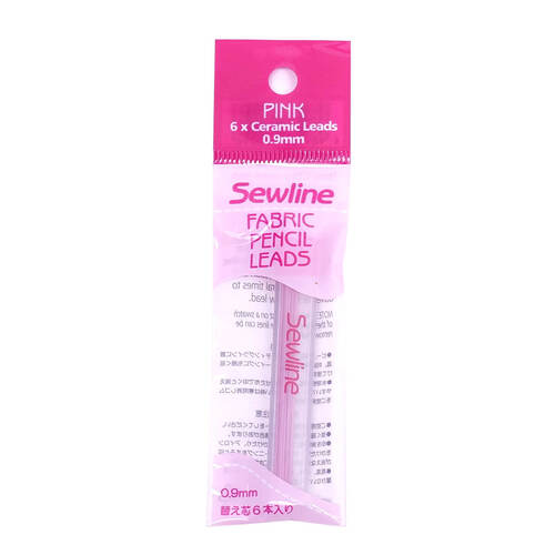 Sewline Ceramic Lead Refill 6 Pack - Pink