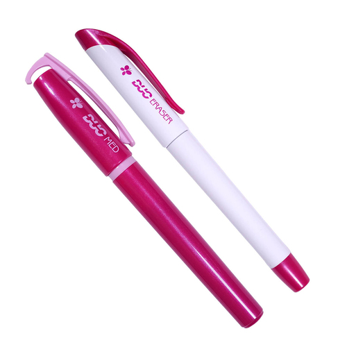 Duo Fabric Marker & Eraser Pen Set - Medium Point