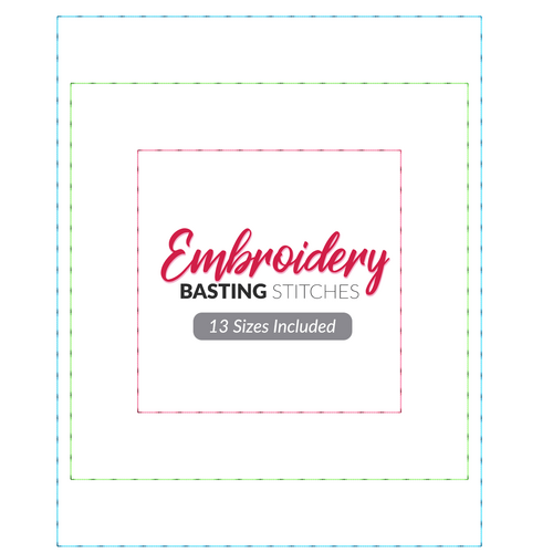 Free Embroidery Basting Stitches