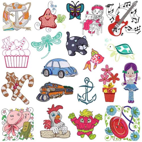 Free Embroidery Designs Download: Pack 2