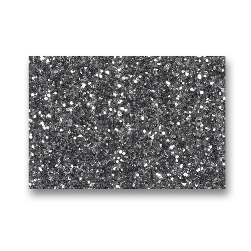Glitter Black Silver Siser HTV A3 (42x29cm)