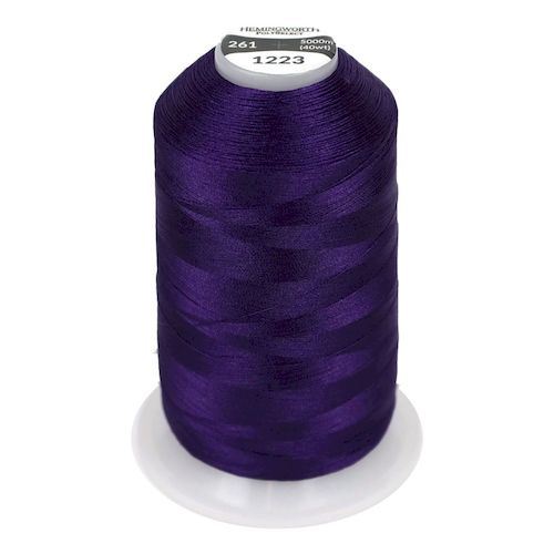 Hemingworth Thread 5000m - Royal Purple (Large Spool)