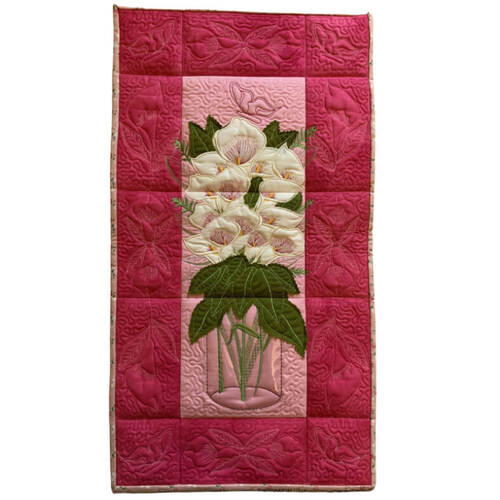 Calla Lily Wall Hanging Embroidery Project - Download