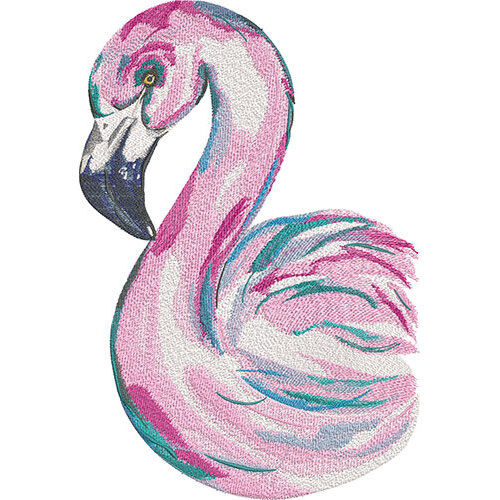 Flamingo by The Deer's Embroidery Legacy - Download