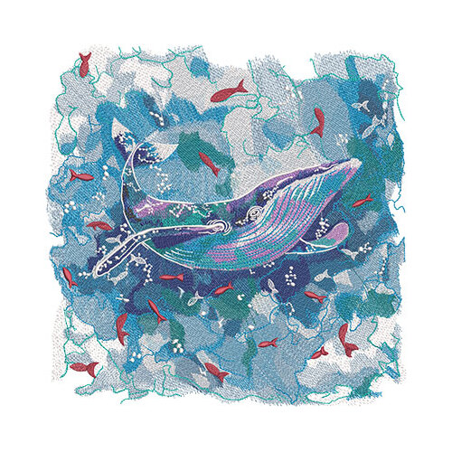Whale by The Deer's Embroidery Legacy - Download