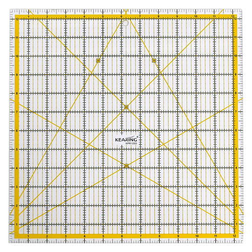 Quilting Ruler - 12.5" x 12.5"
