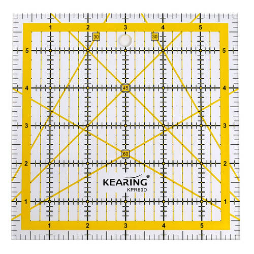 Quilting Ruler - 6" x 6"