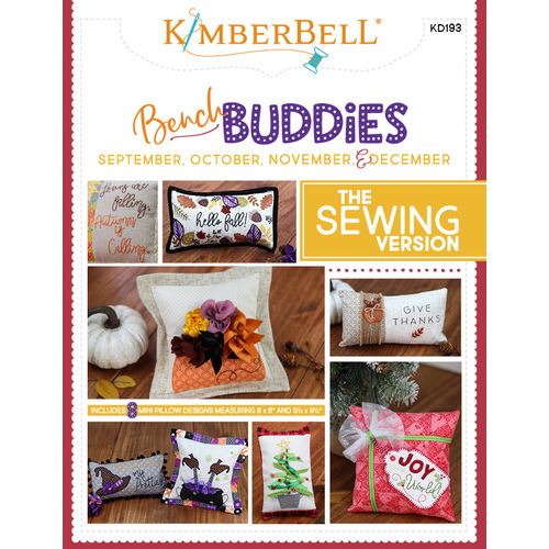 Bench Buddies Series (Sewing Project Pattern): Sept, Oct, Nov, Dec