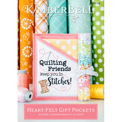 Heart-Felt Gift Pockets Machine Embroidery CD