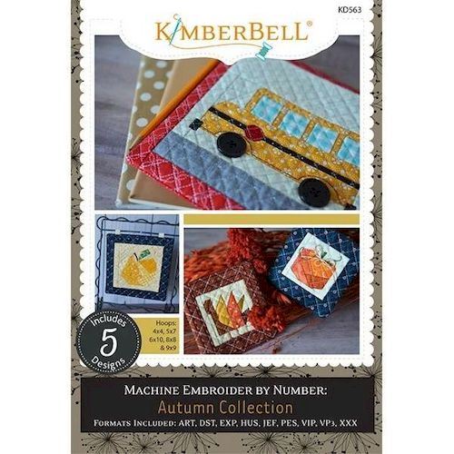 Machine Embroider by Number: Autumn Collection CD