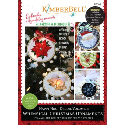 Happy Hoop Decor - Volume 1: Whimsical Christmas Ornaments Project CD