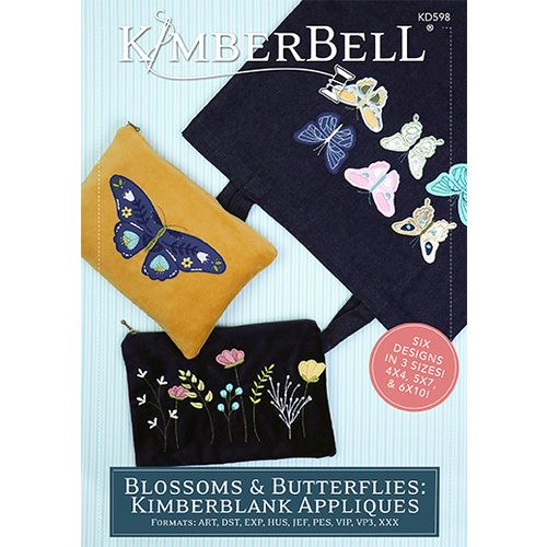 Blossoms & Butterflies: Kimberblank Appliques