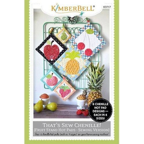 That's Sew Chenille: Fruit Stand Hot Pads Sewing Project Pattern