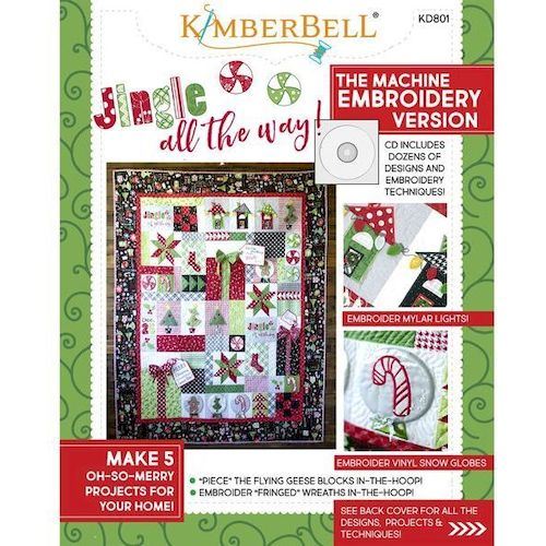 Jingle All the Way! Machine Embroidery Project Book + CD