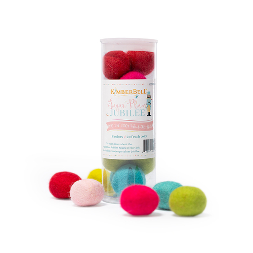 Kimberbell Sugar Plum Wool Felt Balls