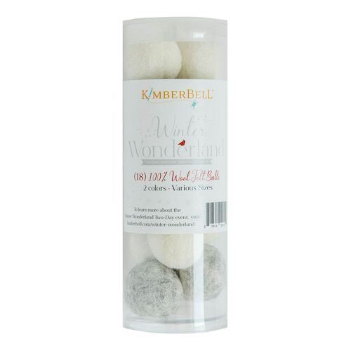 Winter Wonderland Wool Felt Balls