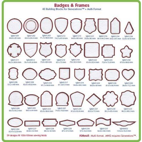 Badges and Frames by Lindee Goodall - Download