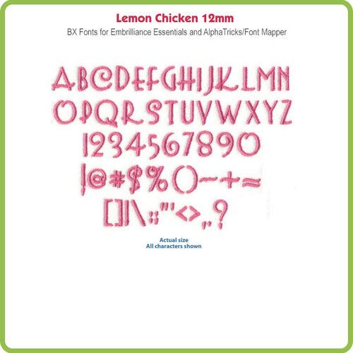 Lemon Chicken 12mm BX File - Download Only