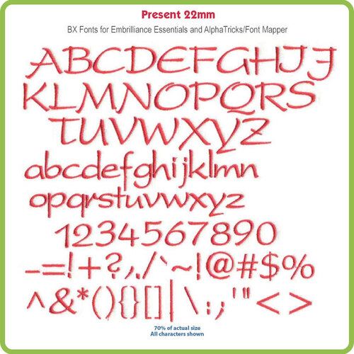 Present 22mm BX File - Download Only