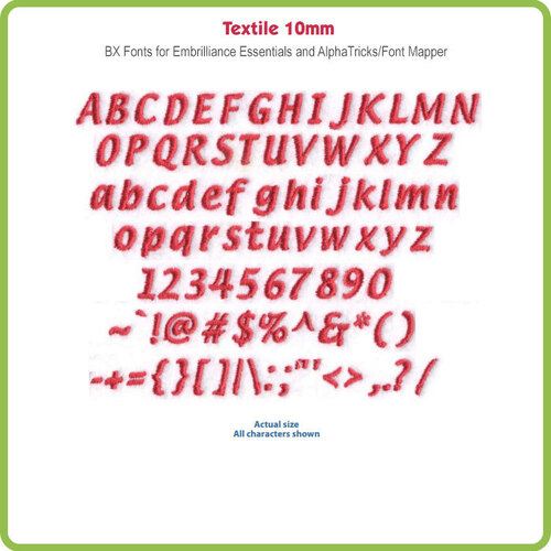Textile 10mm BX File - Download Only