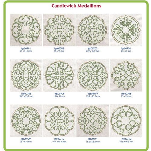 Candlewick Medallions by Lindee Goodall - Download