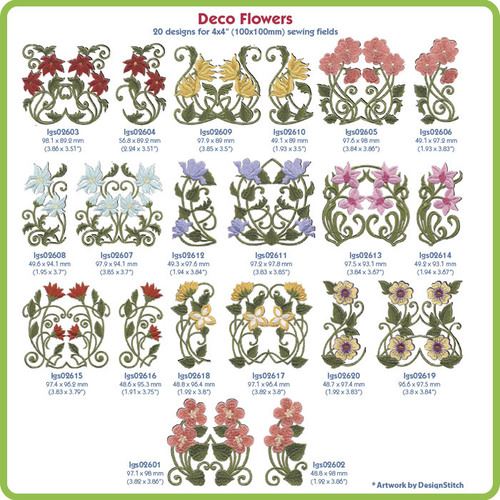 Deco Flowers by Lindee Goodall - Download