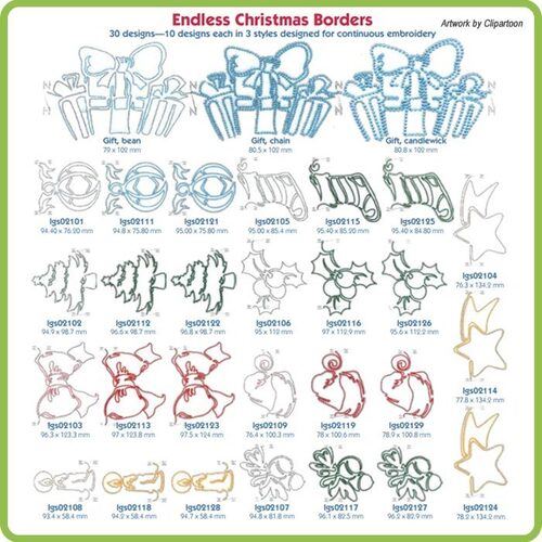 Endless Christmas Borders - Download