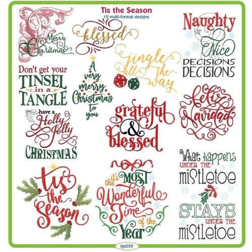 Tis The Season Blocks by Lindee Goodall