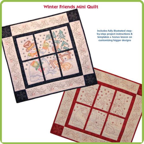 Winter Friends Mini Quilt - Download