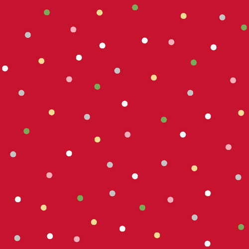Red Multi Dot - Kimberbell Christmas Fat Quarter