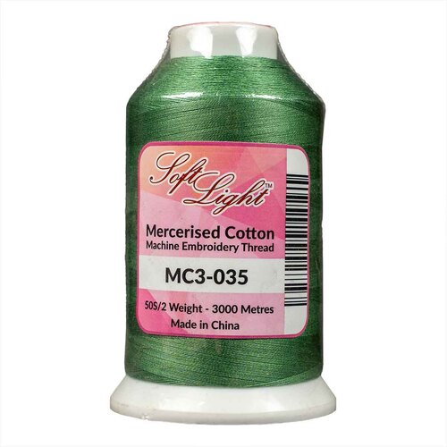 Softlight MC3-035 Mercerised Cotton 3000m Embroidery Thread