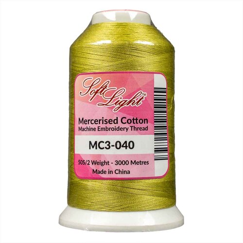 Softlight MC3-040 Mercerised Cotton 3000m Embroidery Thread