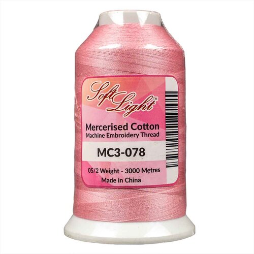 Softlight MC3-078 Mercerised Cotton 3000m Embroidery Thread