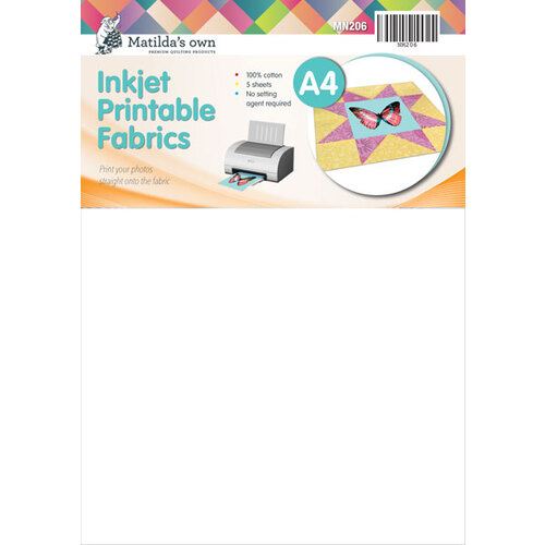 A4 Inkjet Printable Fabric