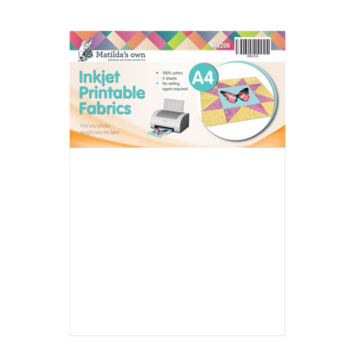 A4 Inkjet Printable Fabric