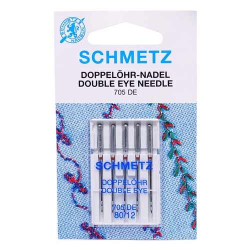 Schmetz Double Eye Needle Size 80/12