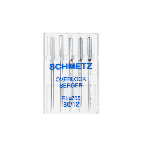 Schmetz Chrome Finish Overlocker Needles Size 80/12