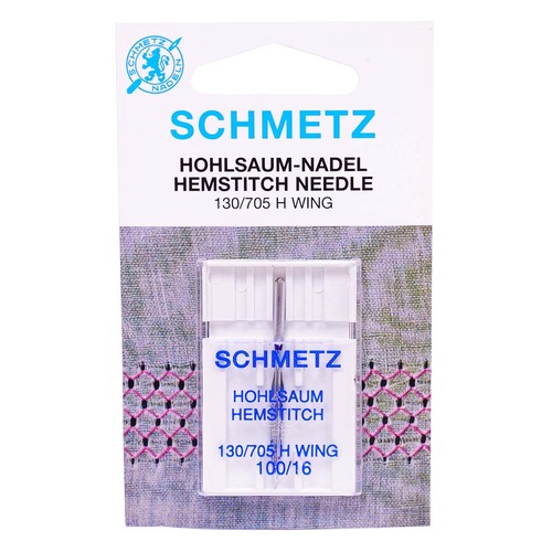 Schmetz Hemstitch/Wing Needle Size 100/16