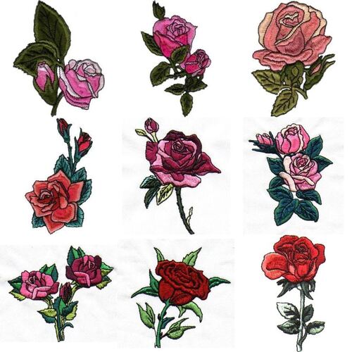 Rose Collection (12 designs) by Outback Embroidery - Download