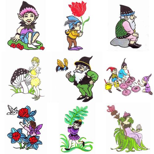 Fairies & Elves 2 (30 designs) by Outback Embroidery - Download