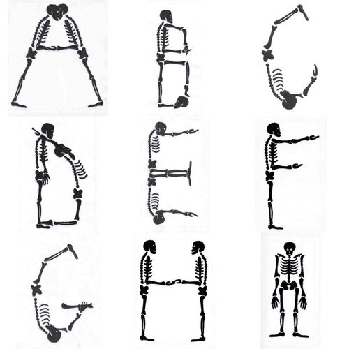 Skeleton Alphabet (26 designs) by Outback Embroidery - Download