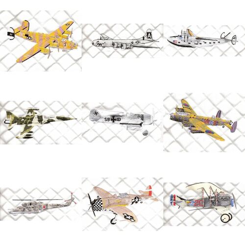 Historic Aircraft 1 (12 designs) by Outback Embroidery - Download