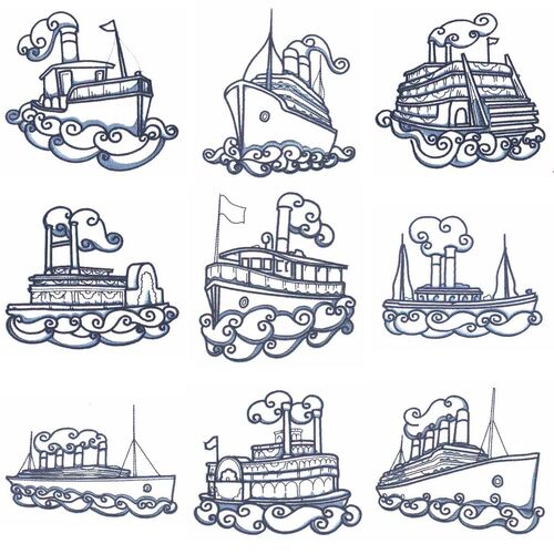 Steam Power (10 designs) by Outback Embroidery - Download