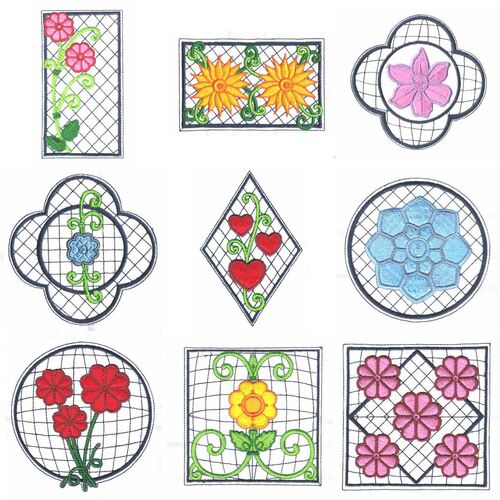 Lace Ornaments (10 designs) by Outback Embroidery - Download